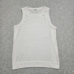 Lululemon Swiftly Breathe Muscle Tank Top Womens Sz 4 White